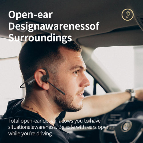 Open Ear Air X3 Bone Conduction Headset with Mic