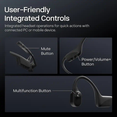 *Old Model* Bone Conduction Headset With Mic (CLEARANCE)